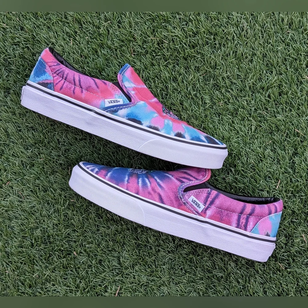 Vans Multicolor Tie-Dye Slip-Ons - Picture 3 of 15
